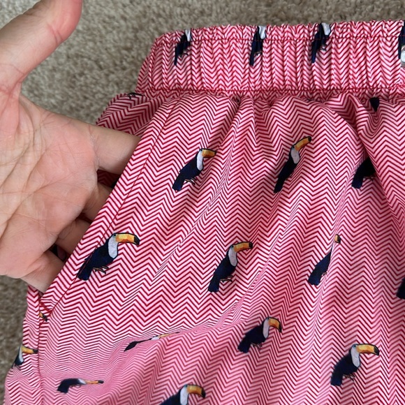 MOSSMAN Red Toucan Men’s Swim trunks Large - Picture 7 of 8